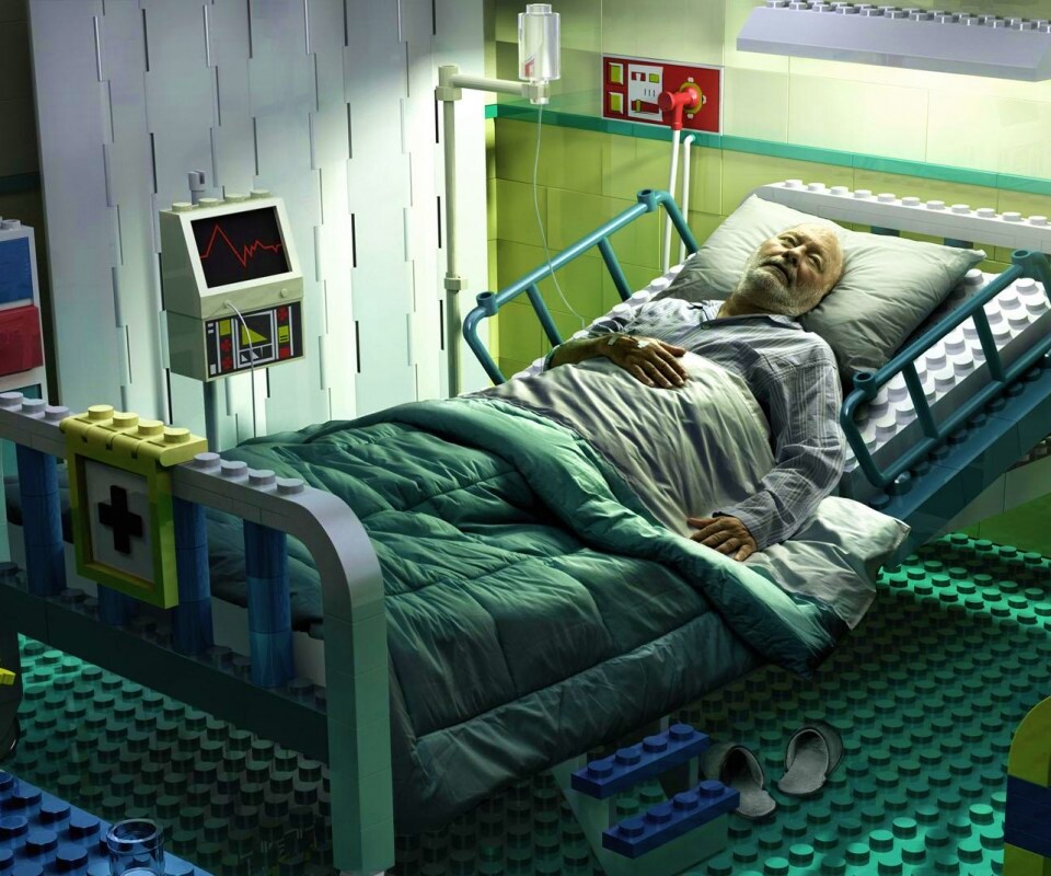 Лего больница обои