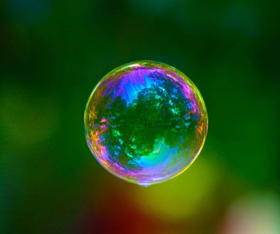 Мыльный пузырь обои