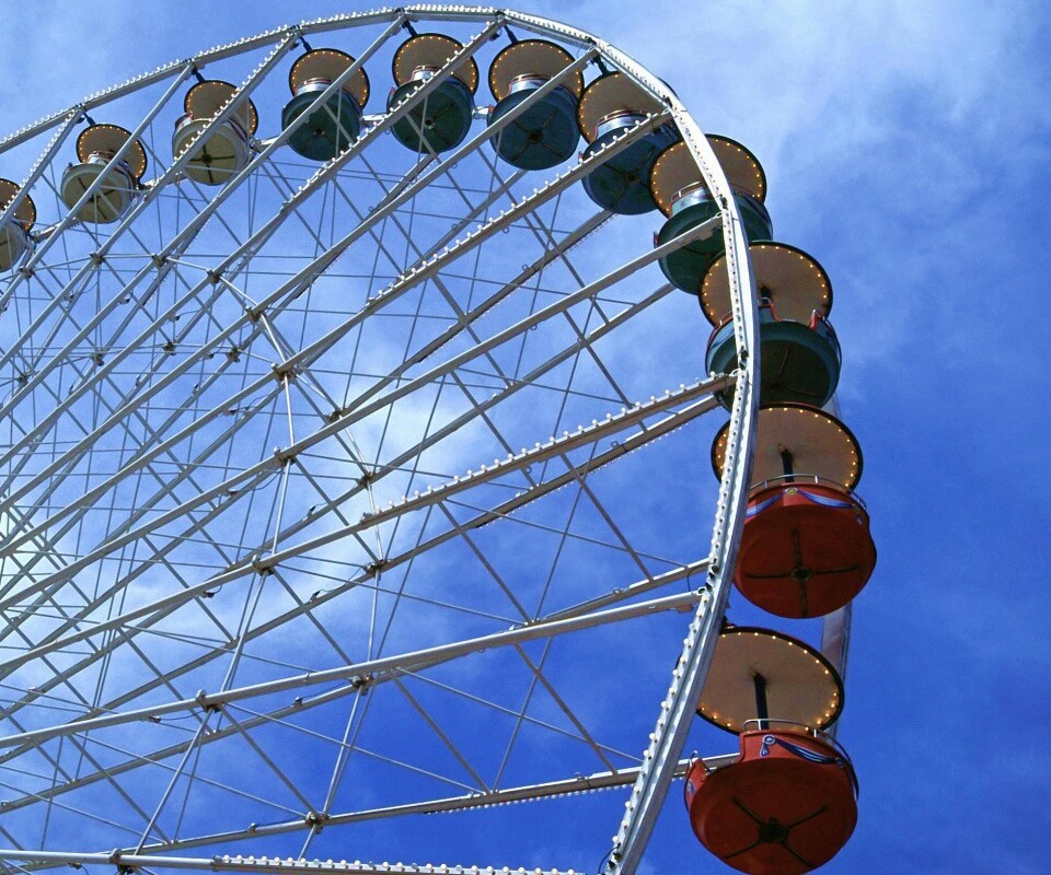 Колесо обозрения обои