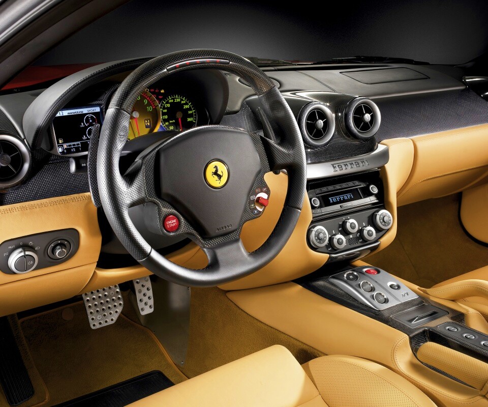 Салон феррари обои