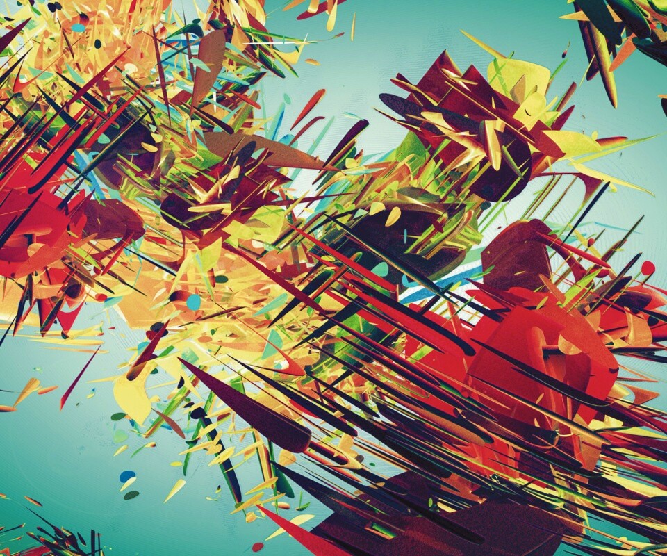 Сумасшедшая абстракция обои