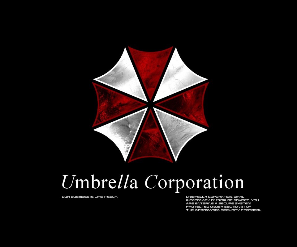 Логотип корпорации Амбрелла (Umbrella corp) обои