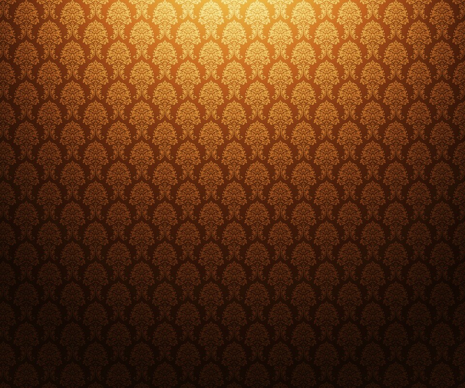 Оранжевые узоры обои