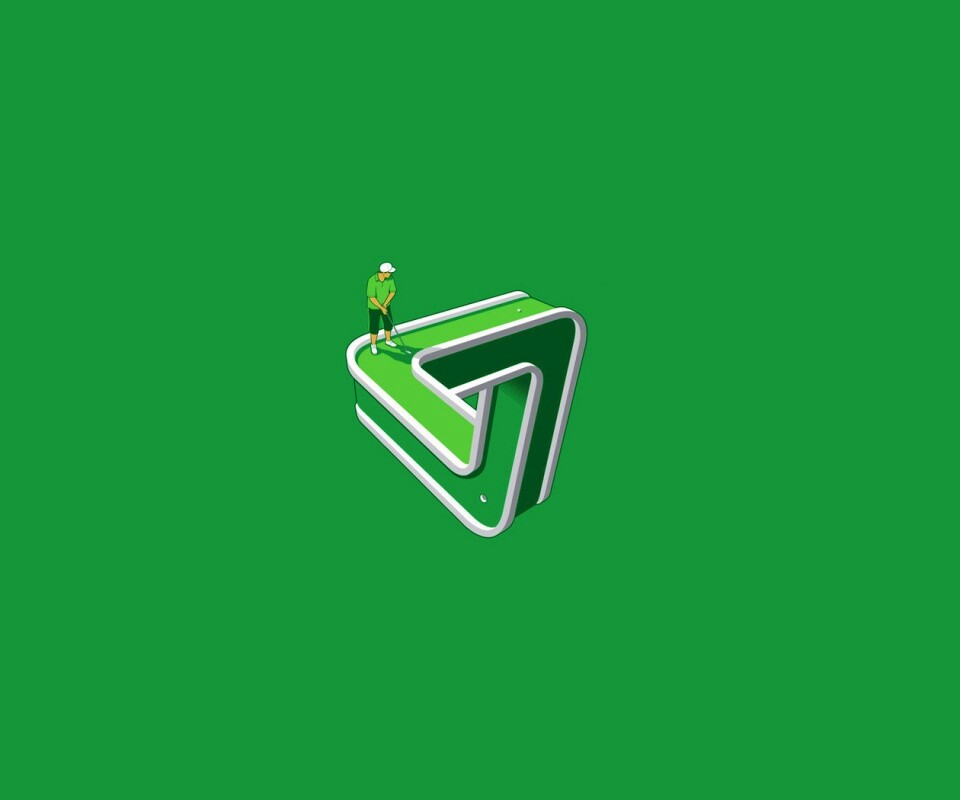 Специфический гольф обои