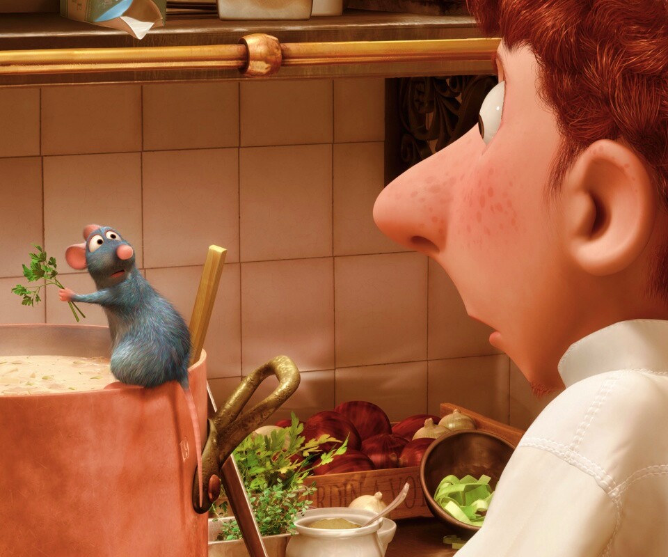 Рататуй варит суп обои