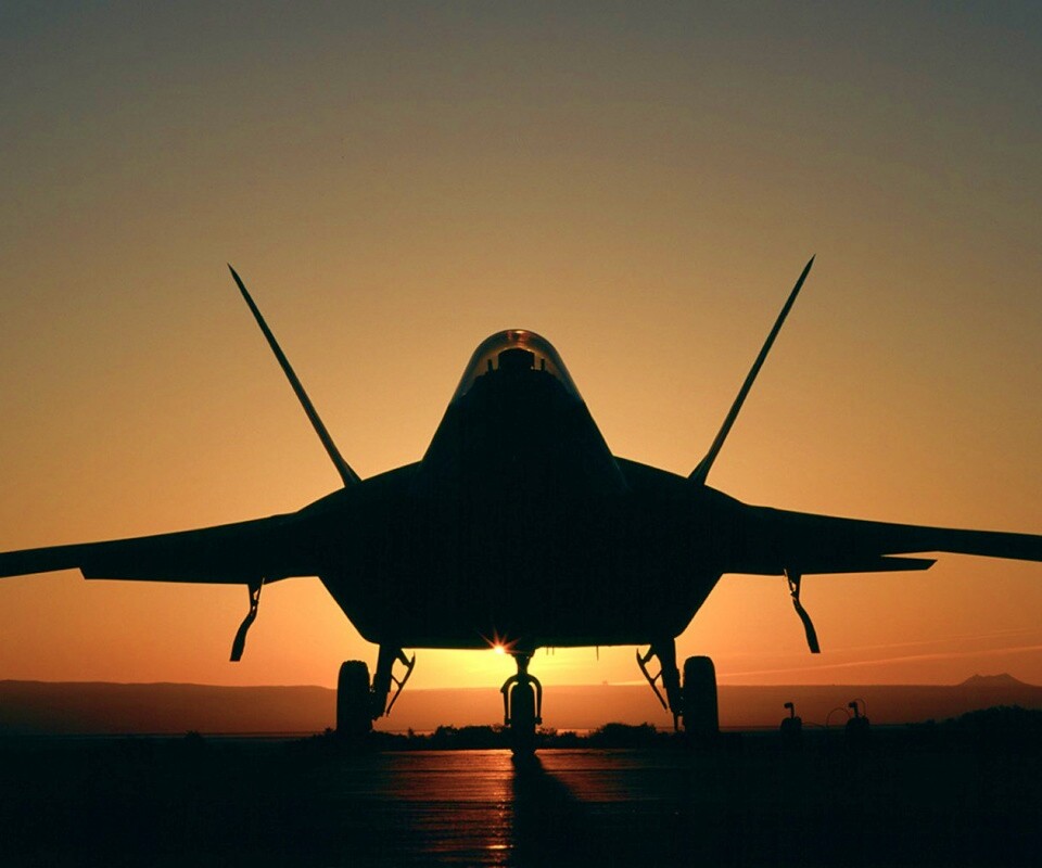 Истребитель F22 обои