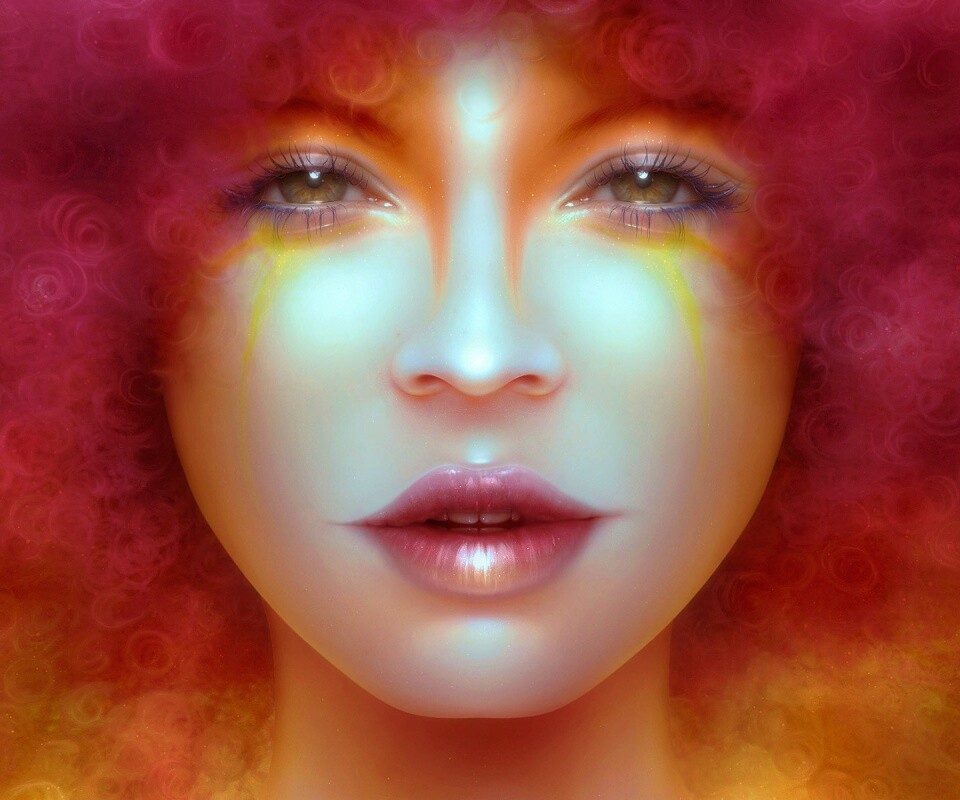 Карамельное личико обои