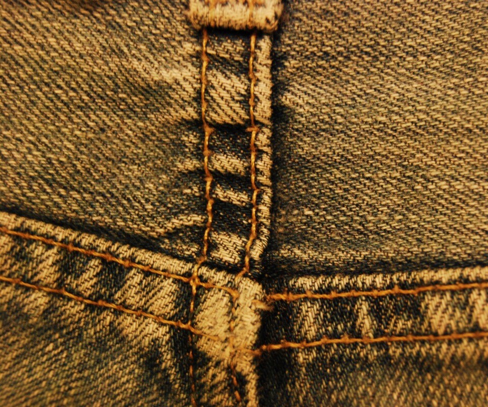 Шов на джинсах обои