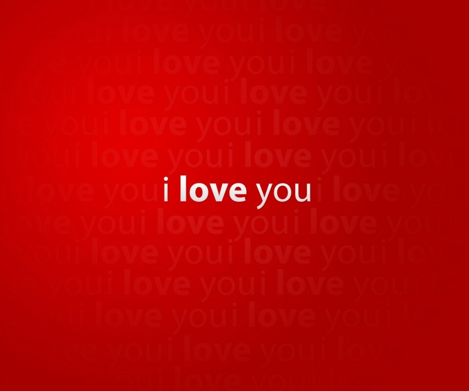Я люблю тебя обои