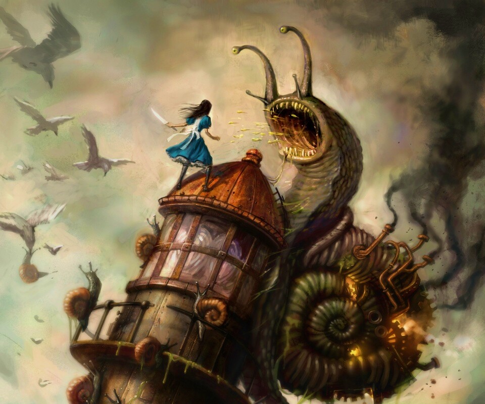 Битва с механической улиткой обои