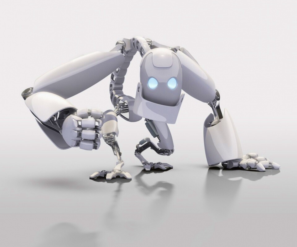 Крадущийся робот обои