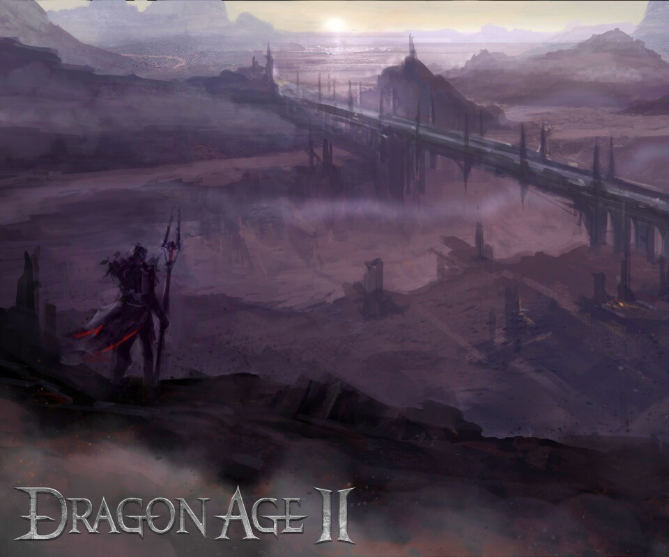 Пейзаж Dragon Age обои