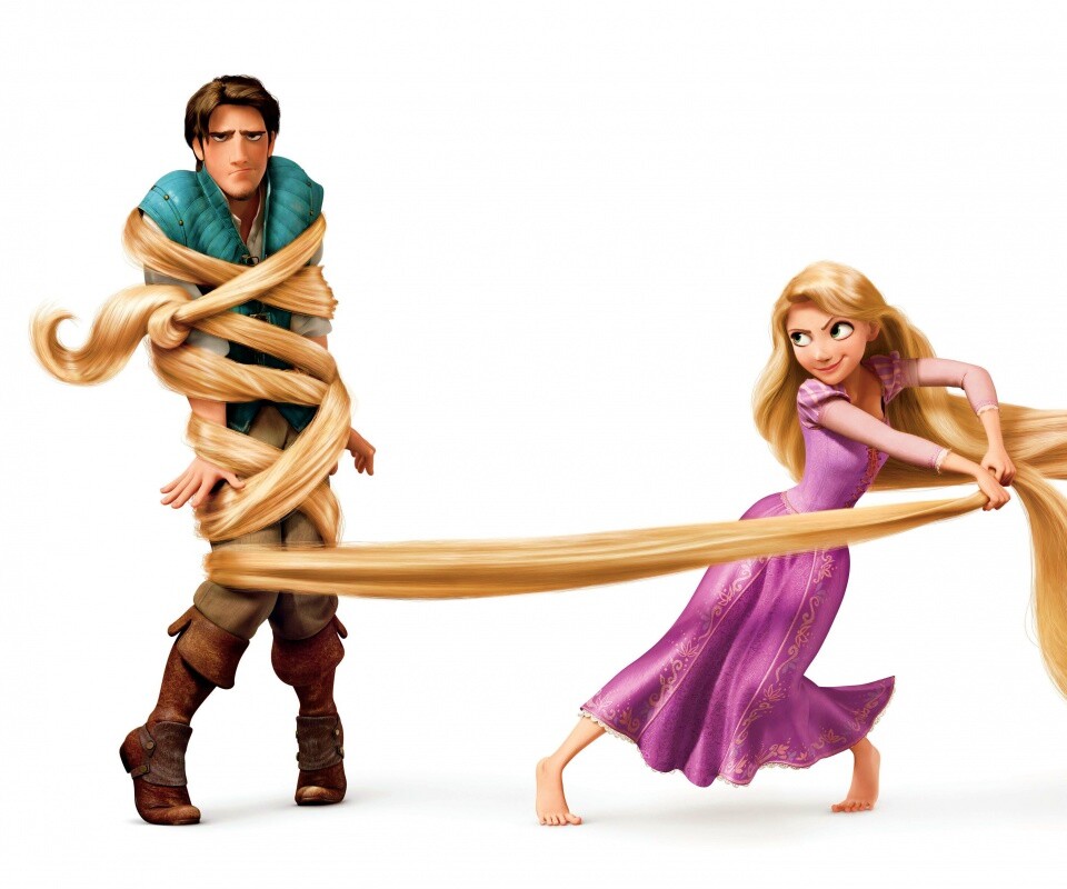 Рапунцель и пойманный Флин обои