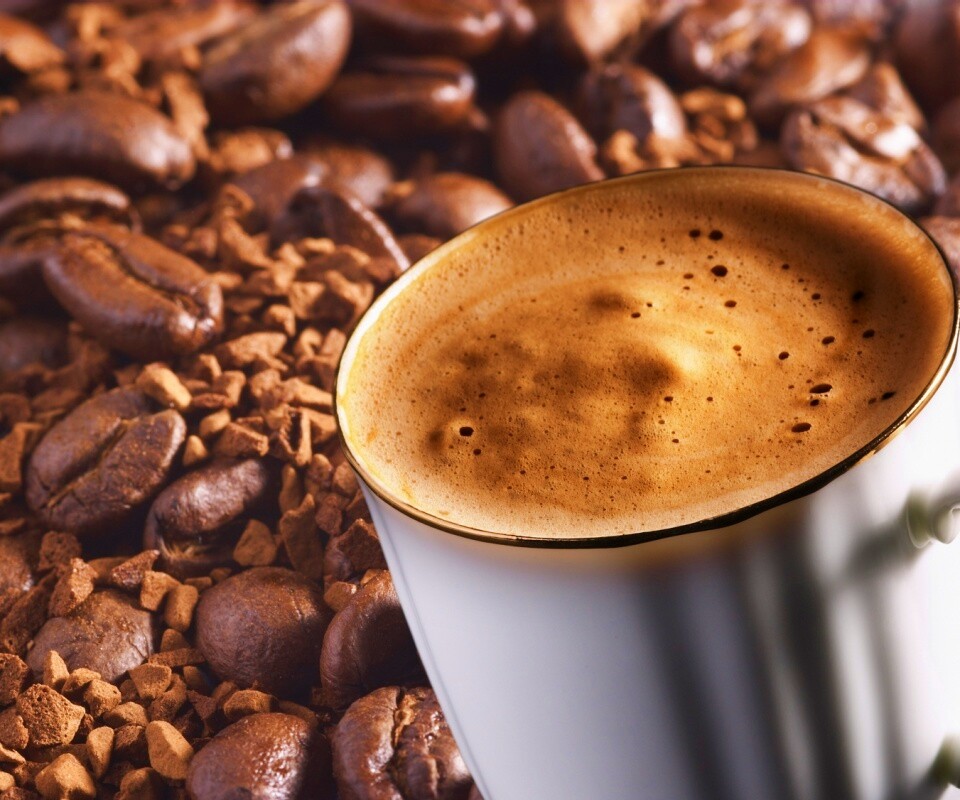 Кружка заварного кофе обои