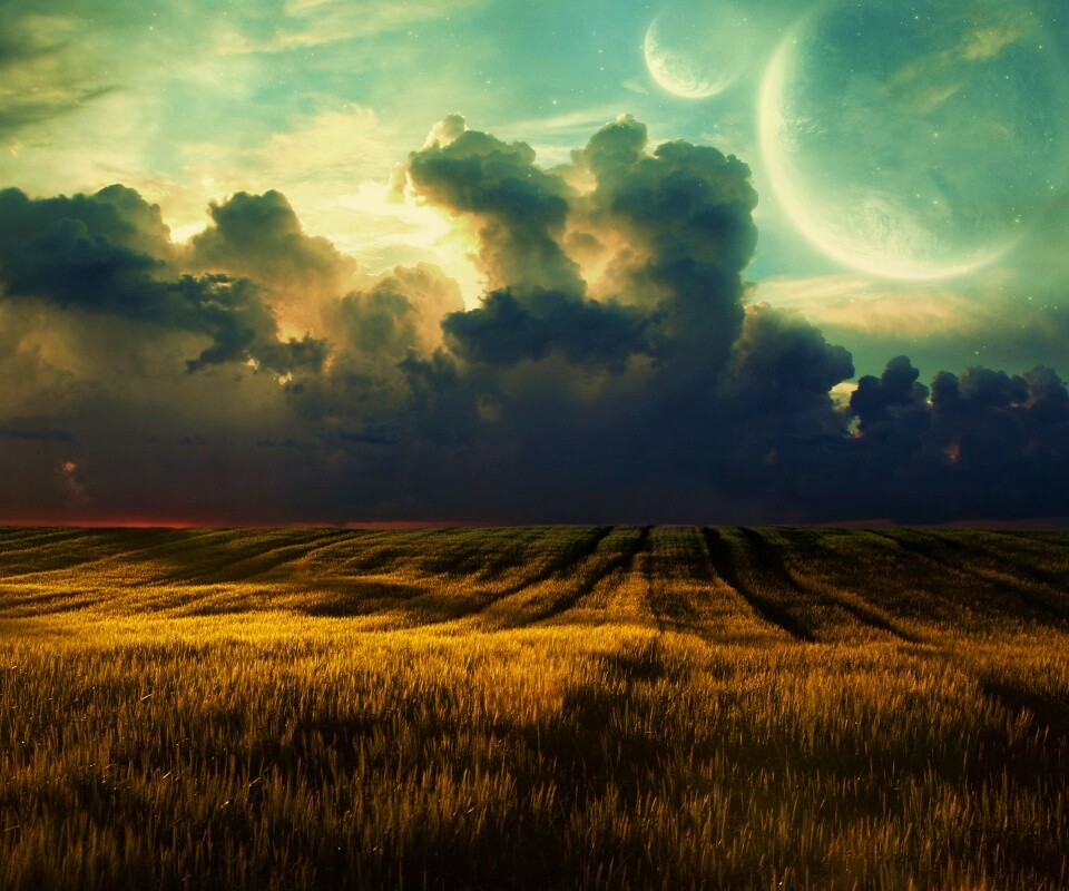 Две планеты обои