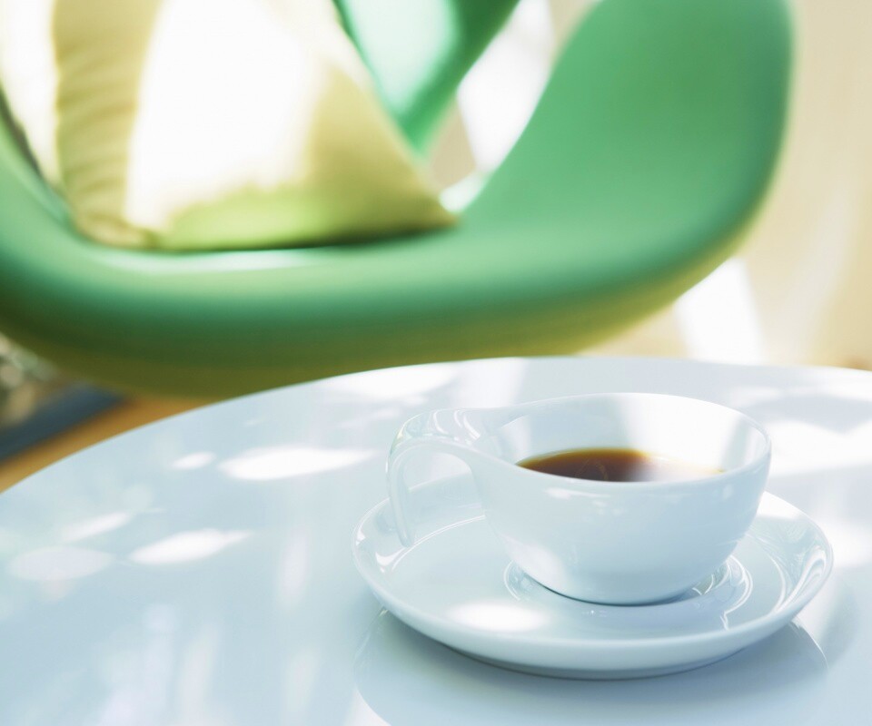 Чашка утреннего кофе обои