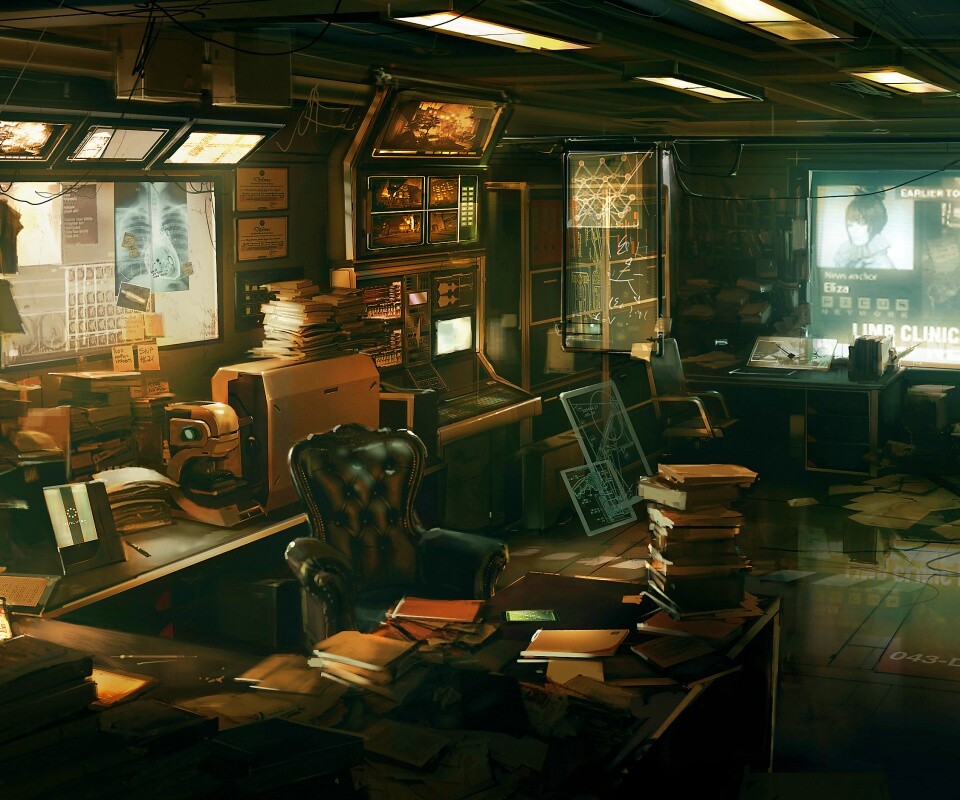 Кабинет обои