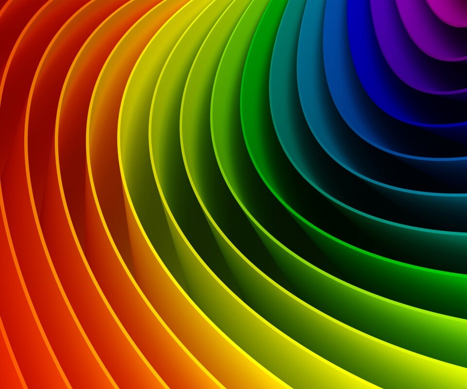 Радуга может быть такой обои