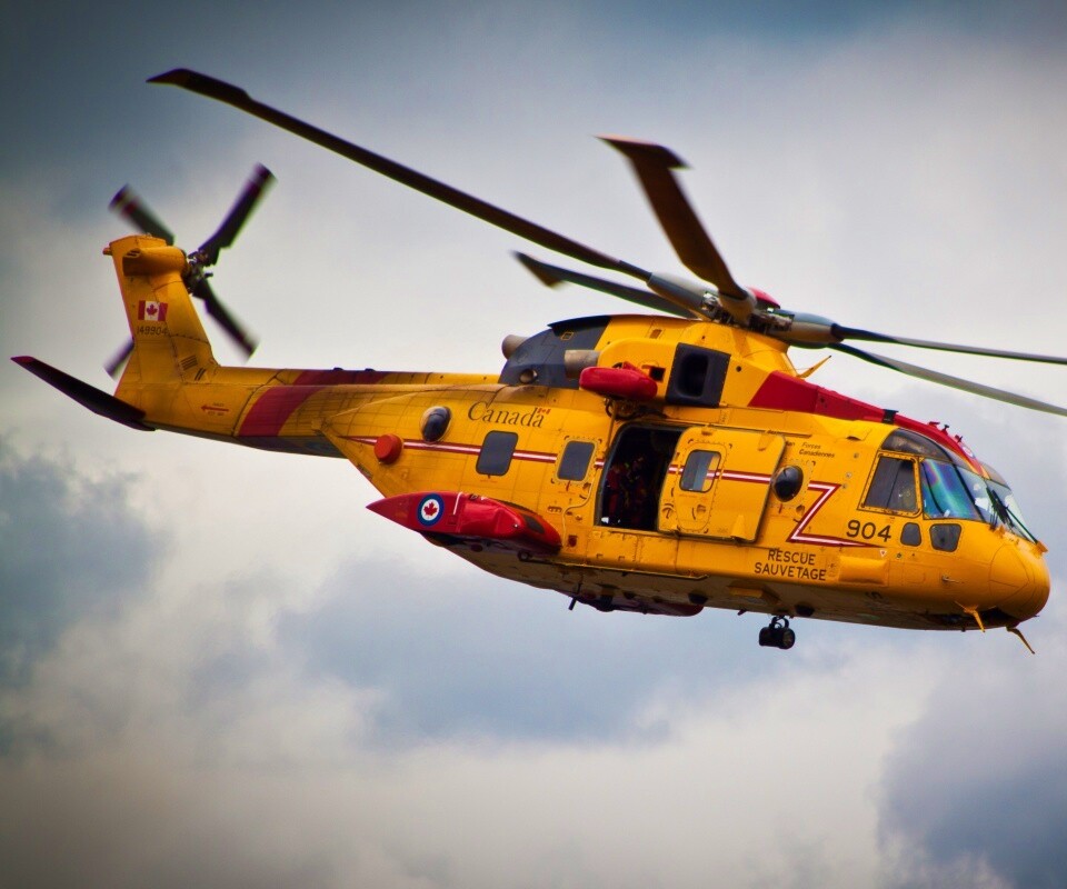 Вертолет спасения обои