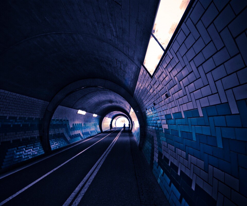 Пешеходный тоннель обои