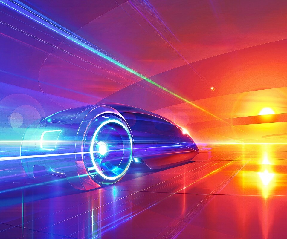 В закат обои