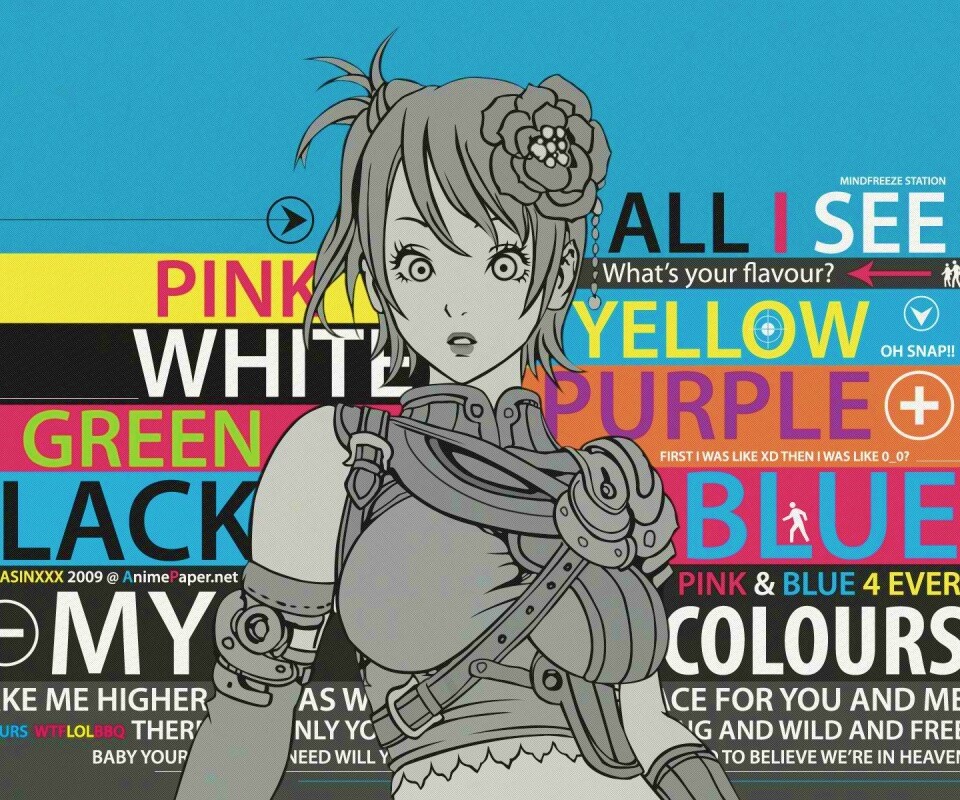 Раскрась её обои