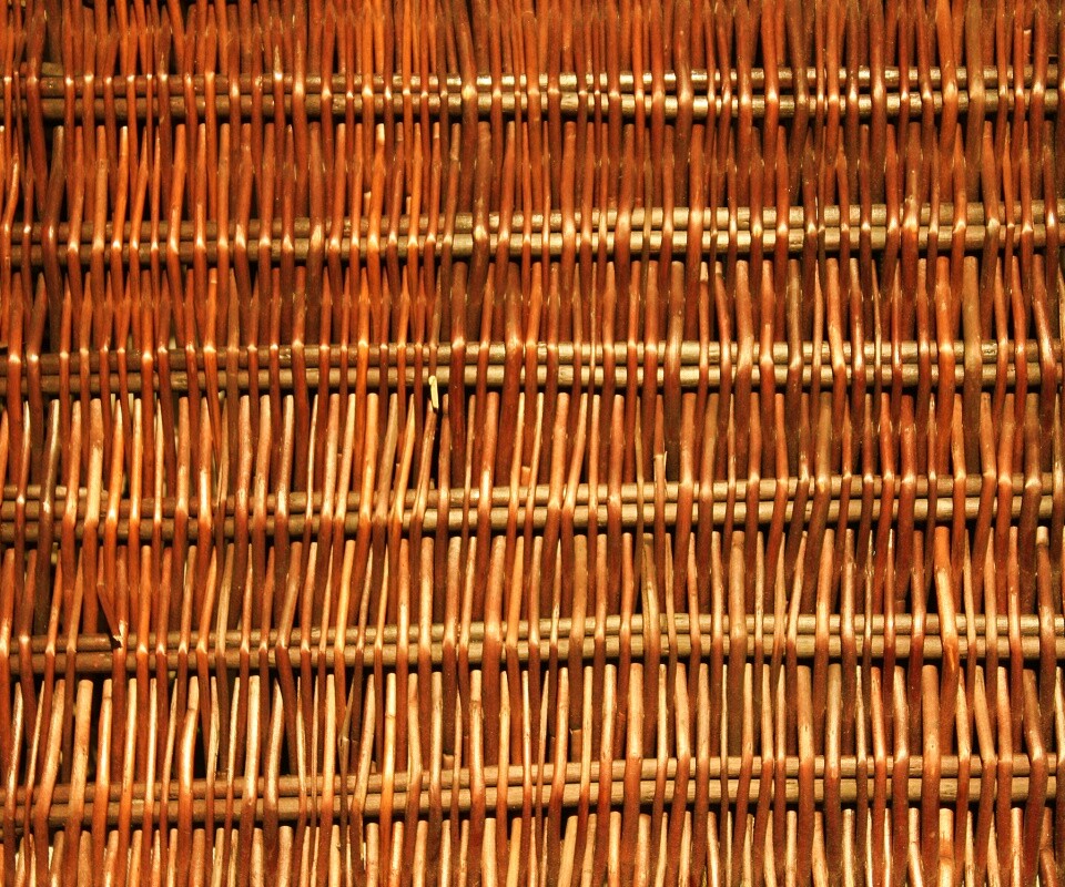 Плетёный забор обои