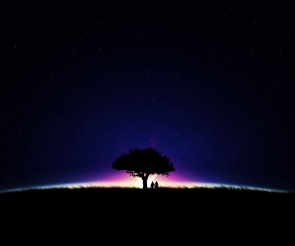 Звёздная ночь обои