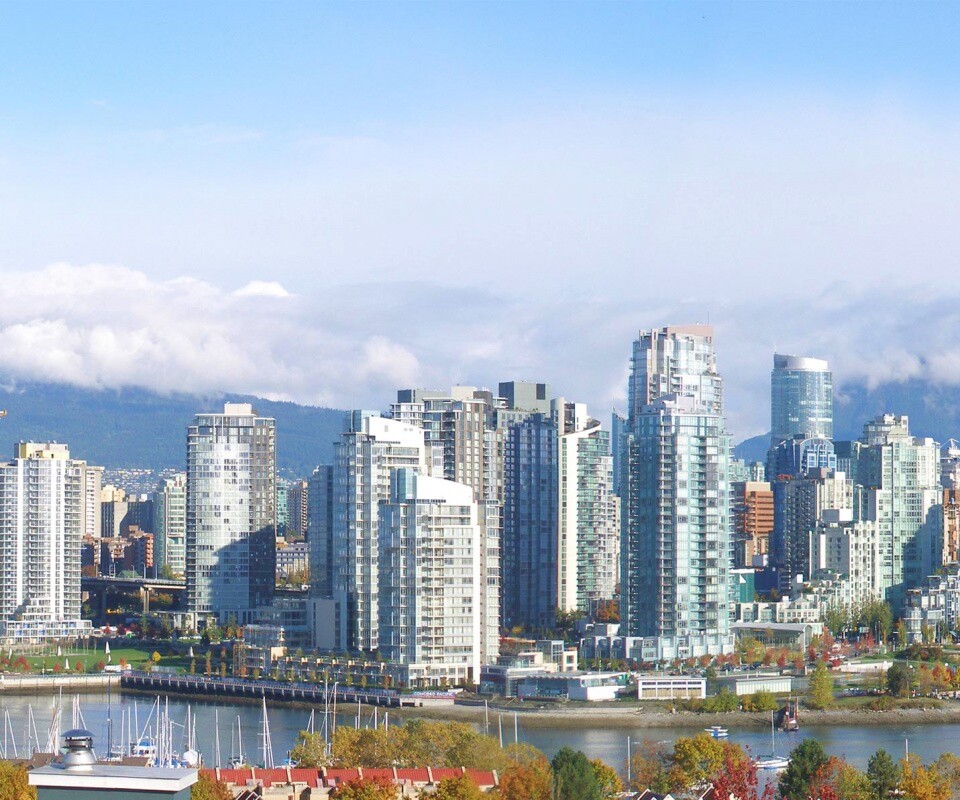 Панорама города обои