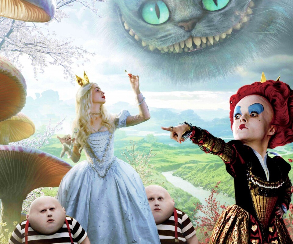 Персонажи из "Алиса в стране Чудес" обои
