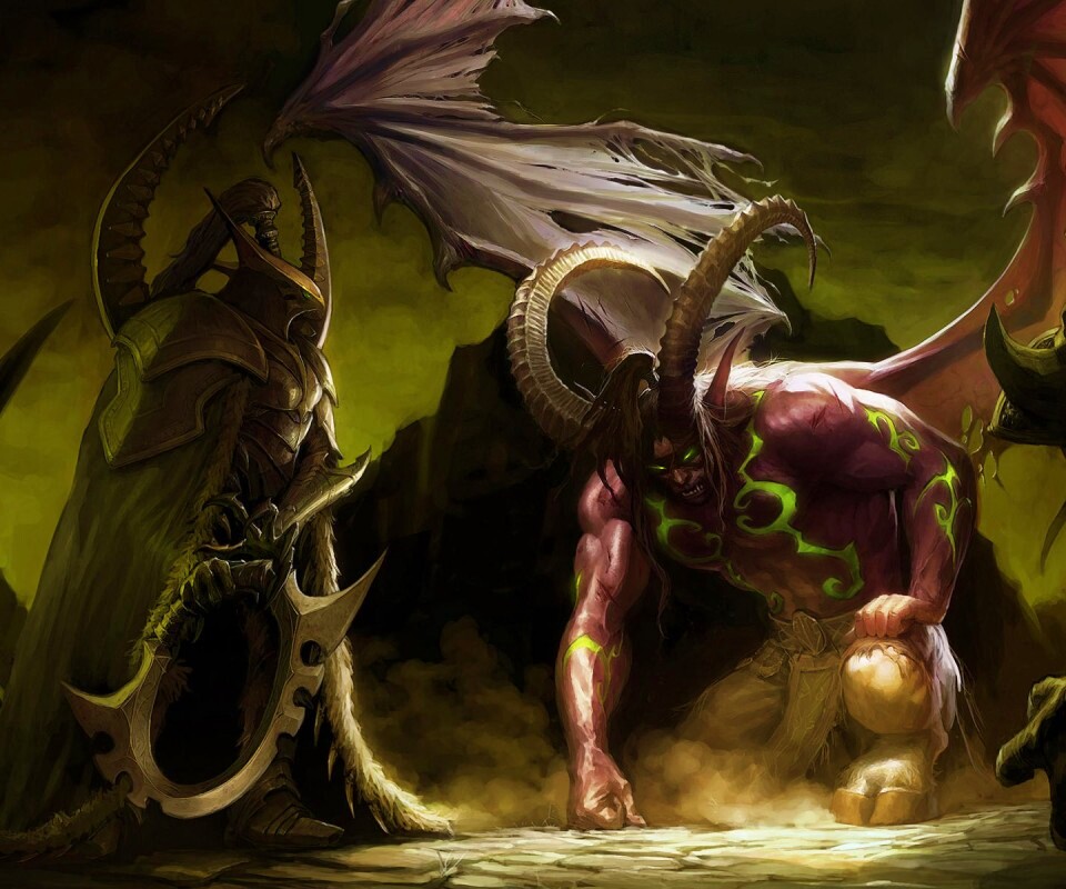 Иллидан из War Craft обои