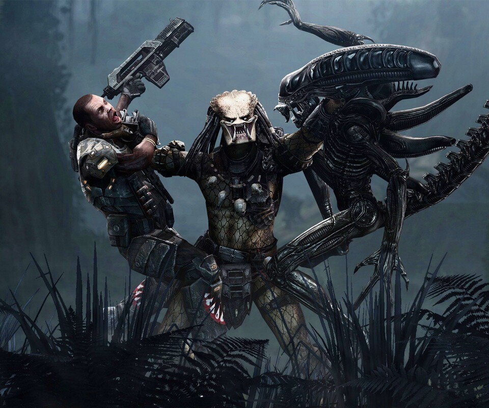 Чужой против Хищника обои