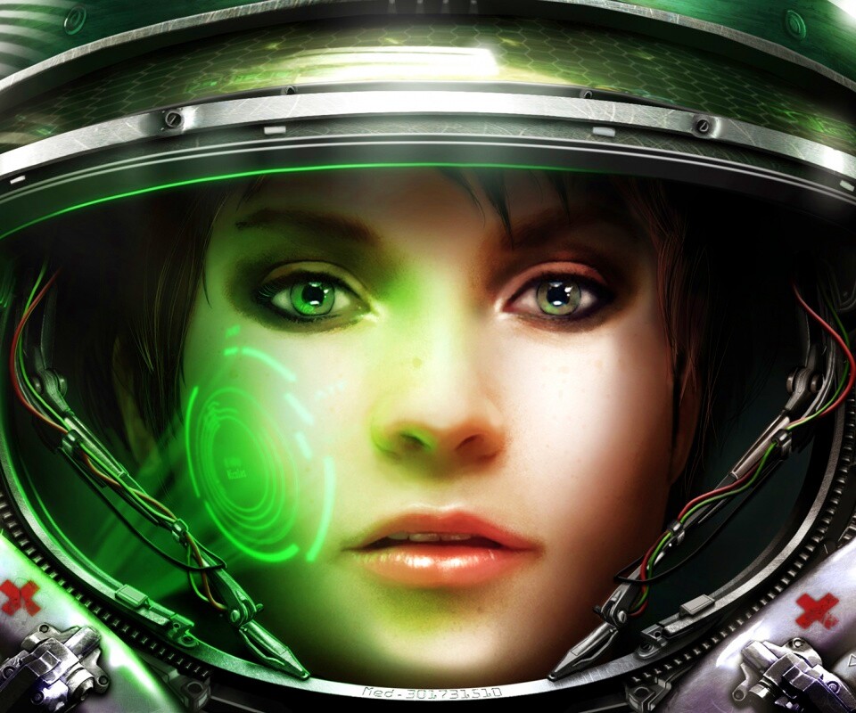 Медик из вселенной Star Craft 2 обои