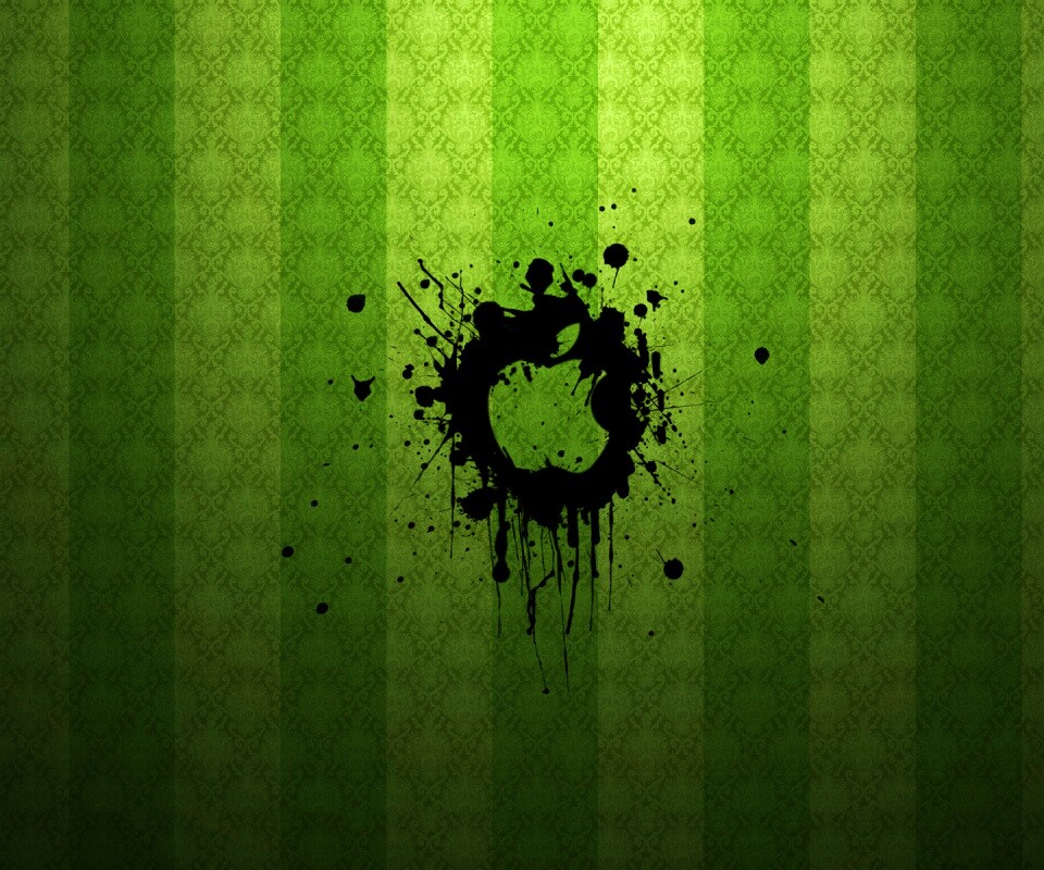 Логотип Apple на обоях обои