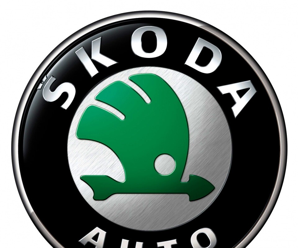 Логотип Skoda обои