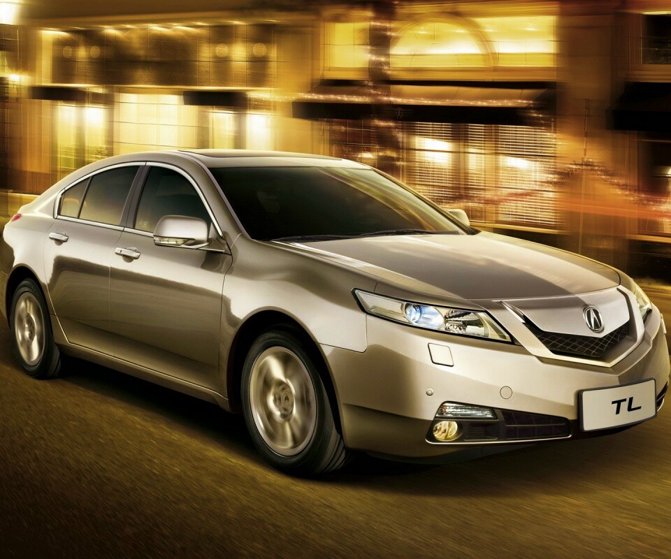 Acura в движении обои