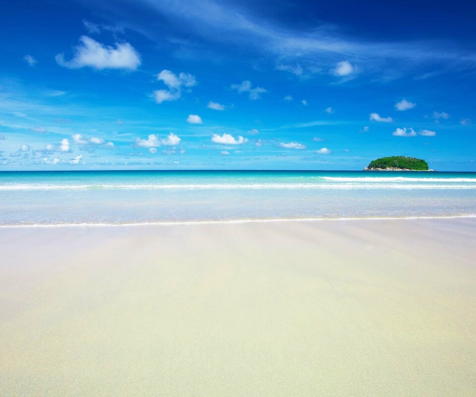 Голубая лагуна обои