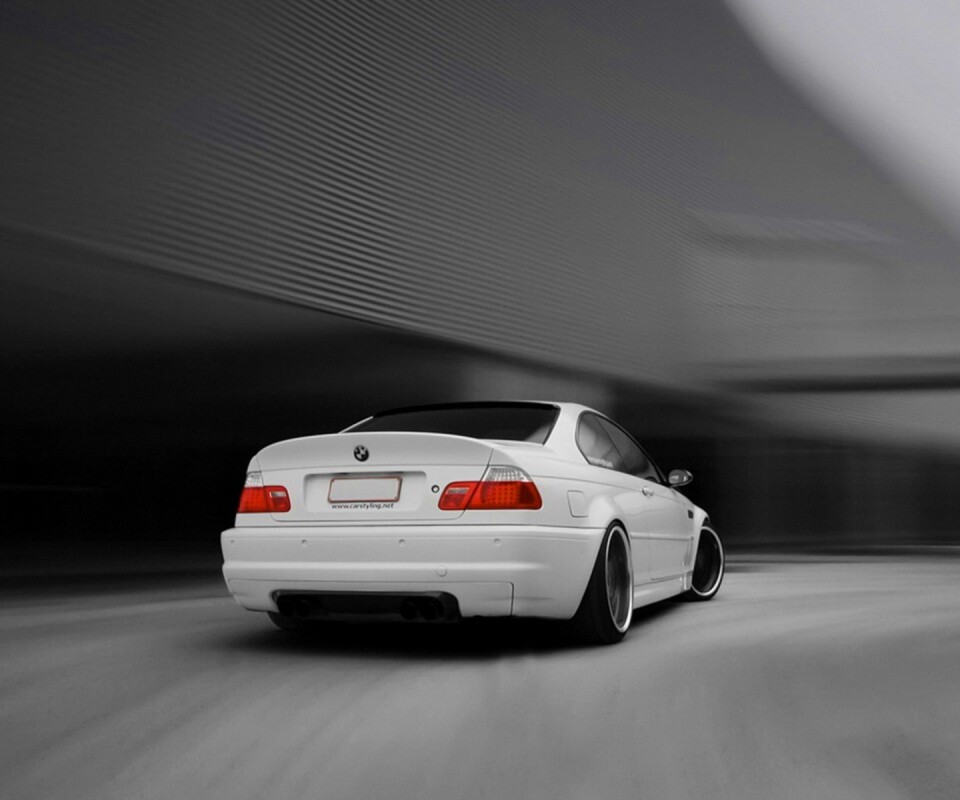 Белый БМВ обои