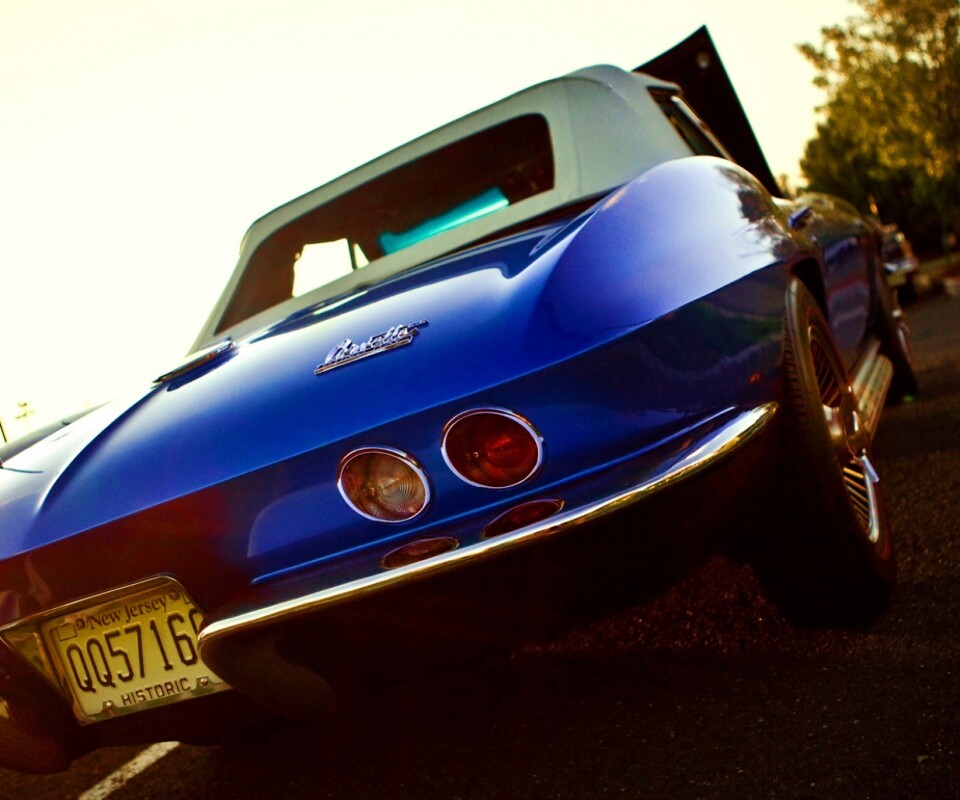 Ретро Chevrolet Corvette обои