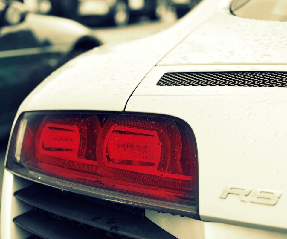Задняя фара Audi R8 обои