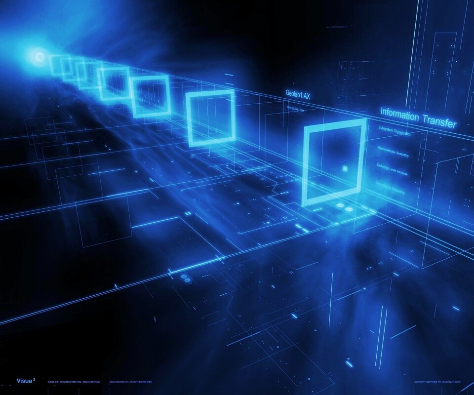 Информационный поток обои