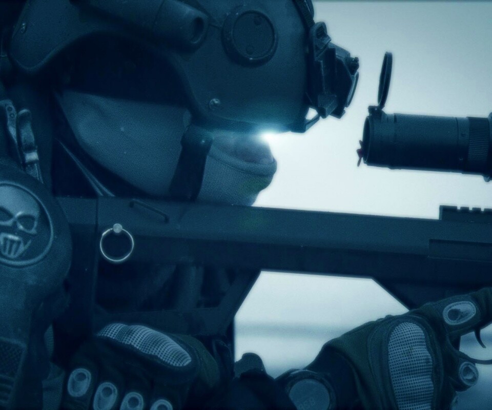 Снайпер за работой обои