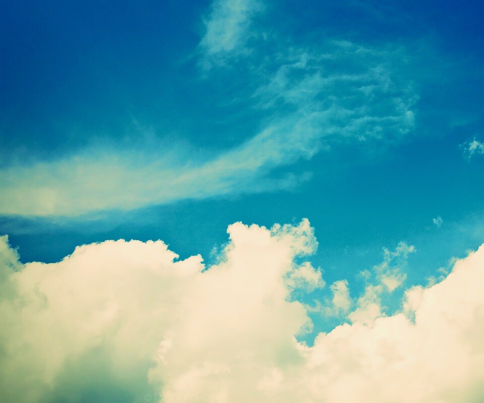 Винтажные небеса обои