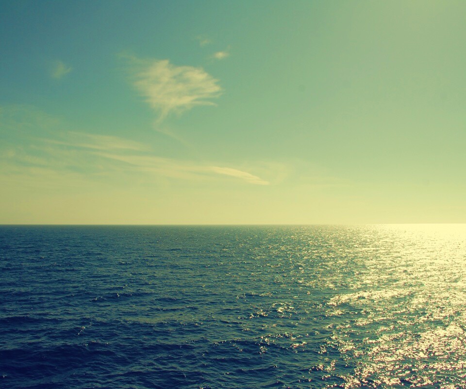 Бескрайнее море обои