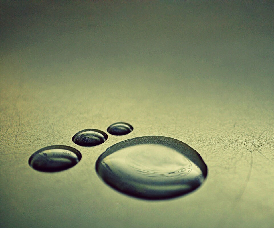 Капли воды обои
