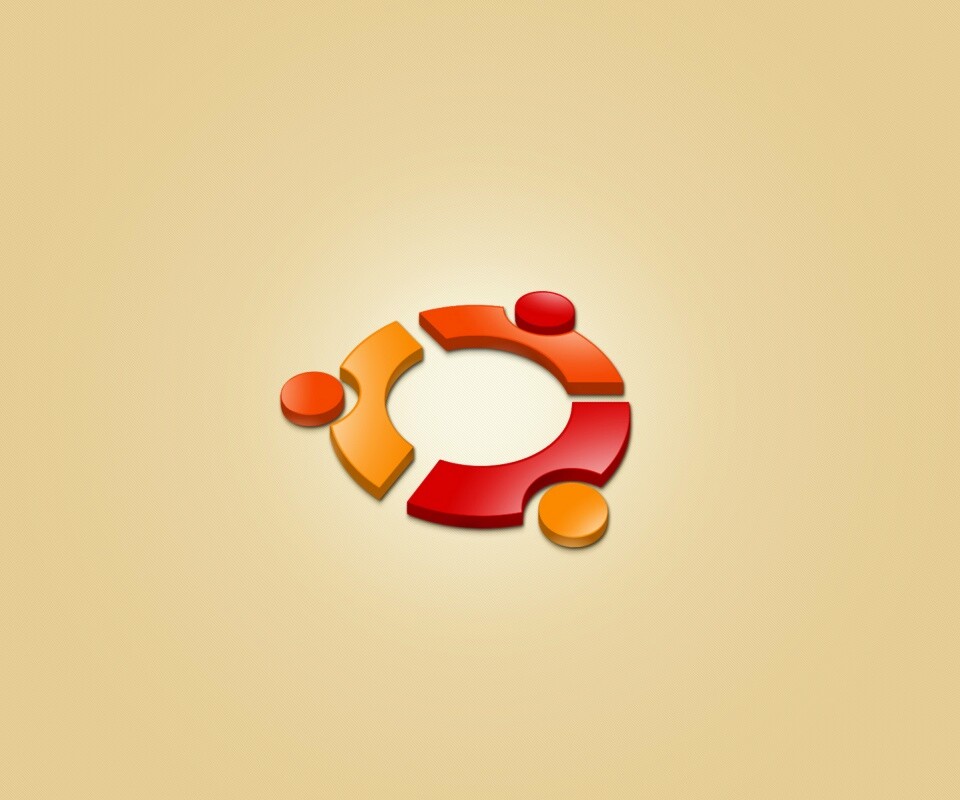 Официальный логотип Убунту обои