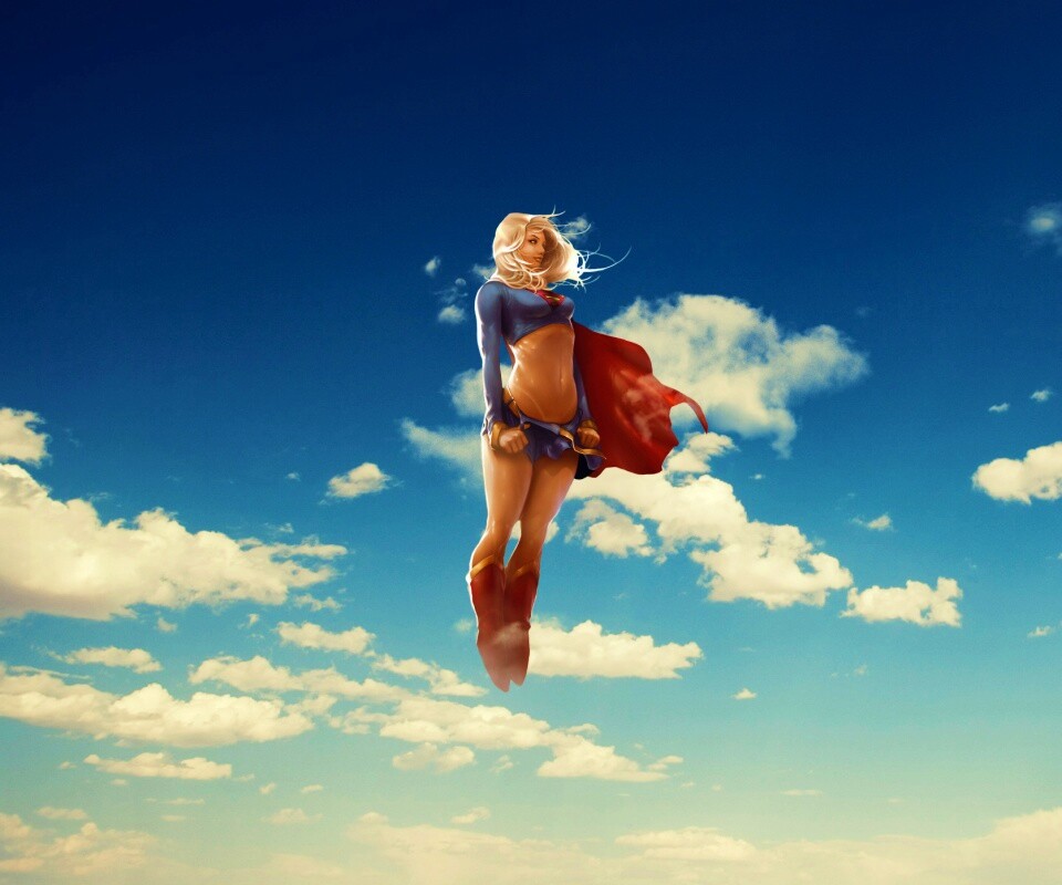 Супердевушка обои