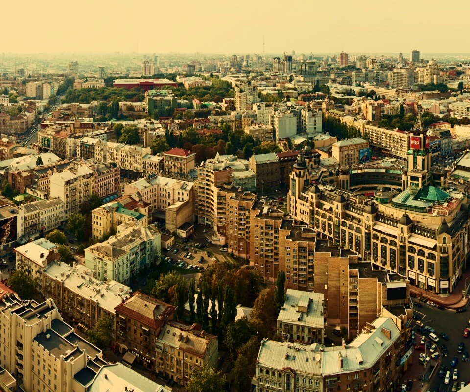 Киевская панорама обои