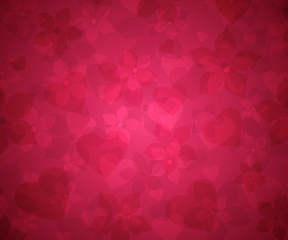 Розовый цветочный фон обои