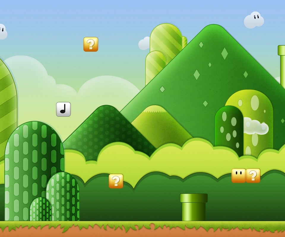 Мир Супермарио обои